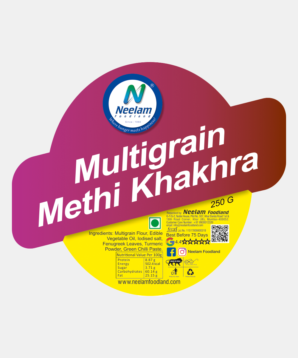 Multigrain Methi Khakhra 250 Gm