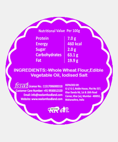 Plain Biscuit Bhakri 200 Gm