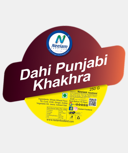 Dahi Punjabi Khakhra 250 Gm