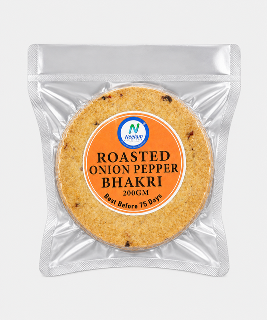 Roasted Onion Pepper Bhakri 200 Gm