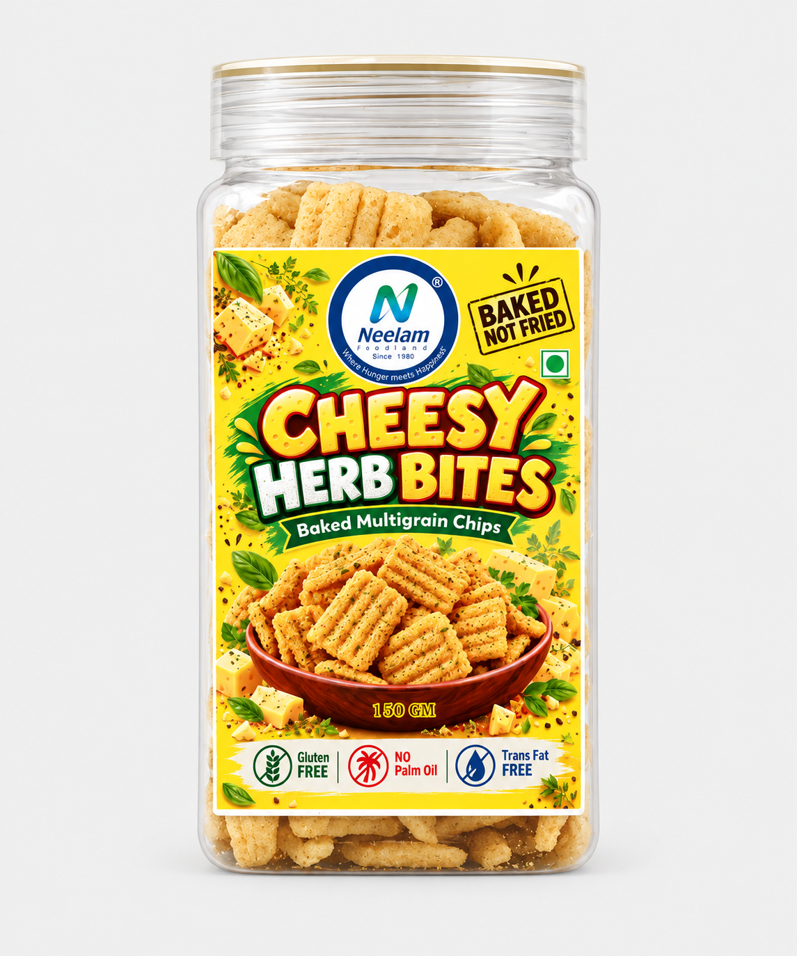 Cheesy Herb Bites 150 Gm