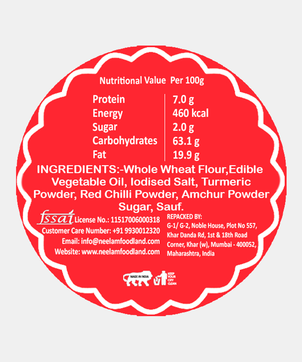 Khatta Meetha Biscuit Bhakri 200 Gm