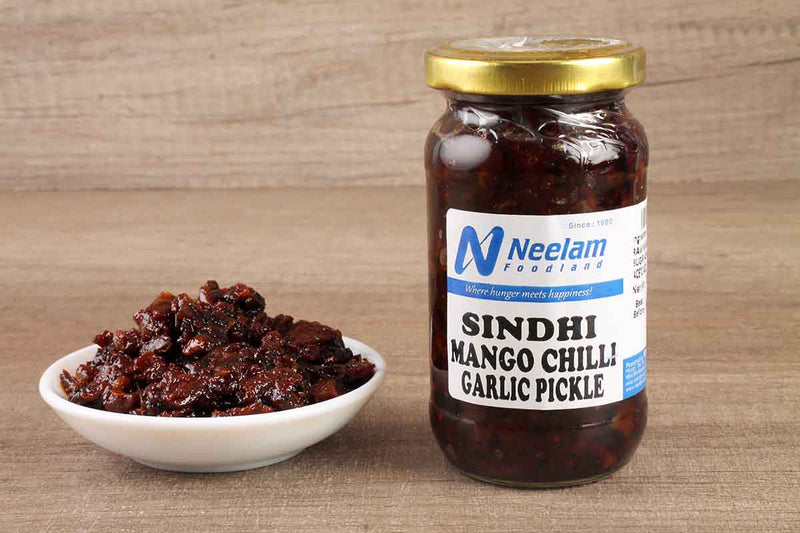 SINDHI MANGO CHILLI GARLIC PICKLE 250