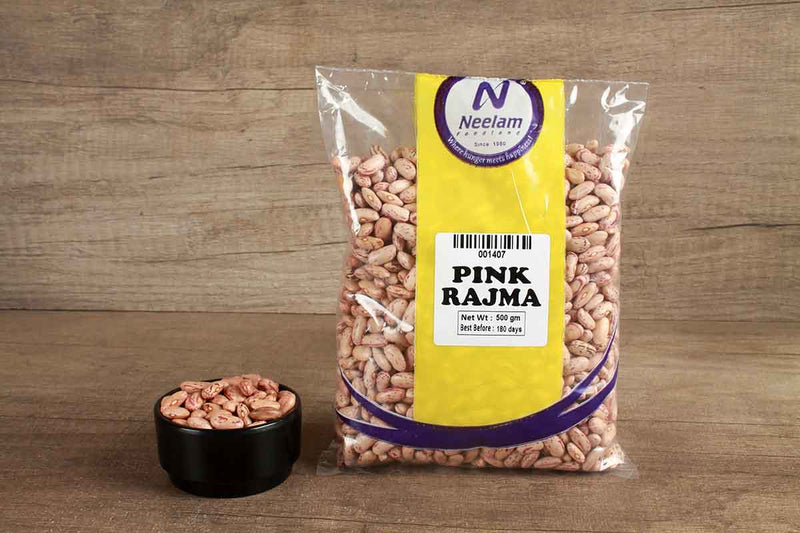 PINK KIDNEY BEANS/CHITRA RAJMA 500 GM