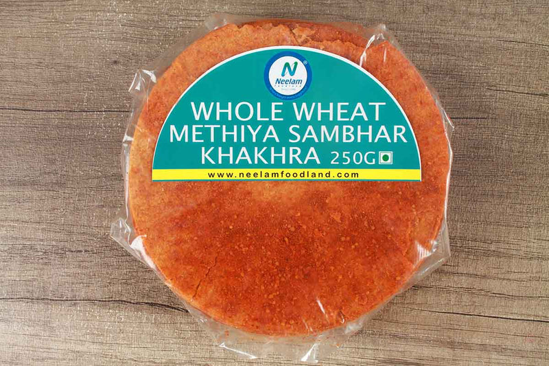 WHOLE WHEAT METHIYA SAMBHAR KHAKHRA 250 GM