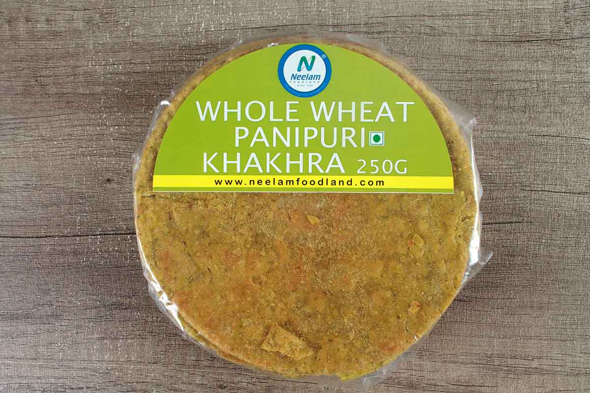 WHOLE WHEAT PANI PURI KHAKHRA 250 GM