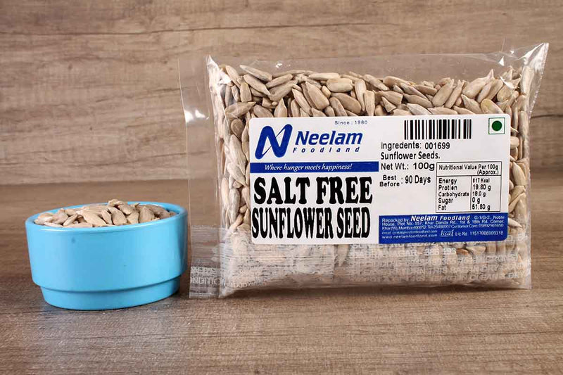 SALT FREE SUNFLOWER SEEDS 100