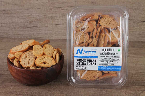 WHOLE WHEAT MELBA TOAST 100 GM