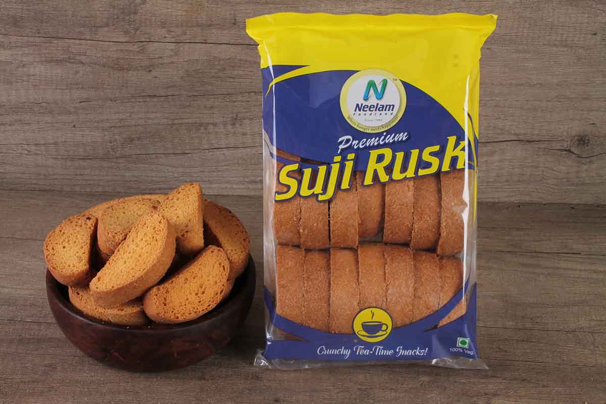 PREMIUM SUJI RUSK 200 GM