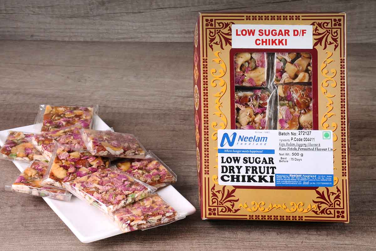 DRY FRUIT CHIKKI LOW SUGAR 500